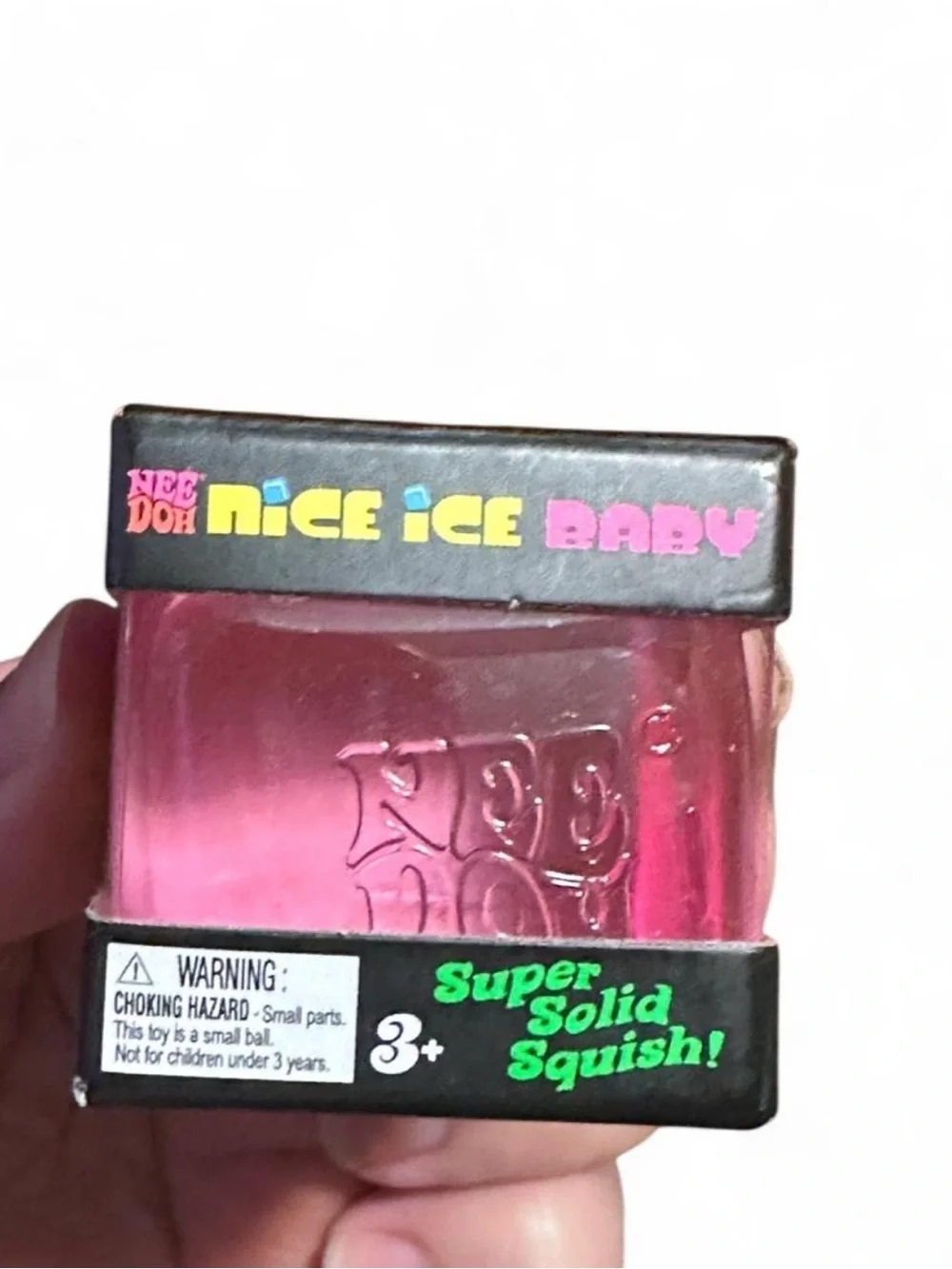 NEW viral rare Schylling NeedOh Nice Ice Baby small squishy Pink and Blue